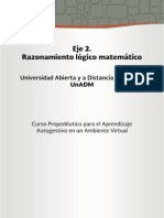 Eje 2 - Razonamiento Logico Matematico