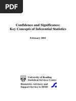 Key Concepts of Inferential Statistics