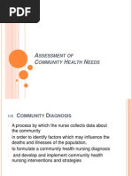 Assessment of Community Health Needs