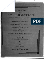 Analysis of T Formation With Man-In-Motion