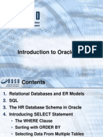 Introduction To Oracle SQL