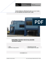 Informe Evaluación Estructural Chaclacayo