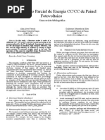 Processamento Parcial de Energia CC/CC de Painel Fotovoltaico