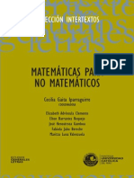 Matematicas para No Matematicos