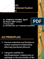 Ao Principles Principles of Internal Fixation (Of Fractures)