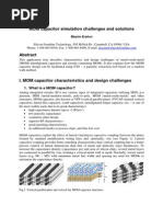 MOM Capacitor Design Challenges and Solutions SFT 200904