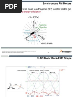 Synchronous PM Motors: Stator Field Needs To Be Close To Orthogonal (90°) To Rotor Field To Get