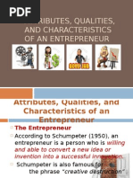 Qualities, and Characteristics of An Entrepreneur 2