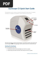 ScanScope CS QuickStart