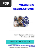 TR - Heavy Equipment Servicing NC II