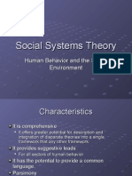 Social Systems Theory