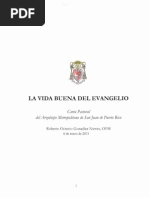 Carta Pastoral Del Arzobispo de San Juan: La Vida Buena Del Evangelio