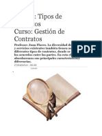 Tipos de Contratos