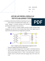 Aplikasi Dioda Sebagai Penyearah