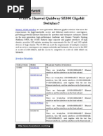 What Is Huawei Quidway S5300 Gigabit Switches