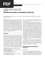 2001 - G.mcmullan - Microbial Decolourisation and Degradation of Textile Dyes