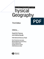 Dictionary of Physical Geography