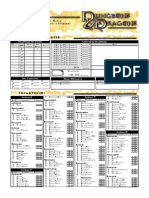D&D 3.5 - Scheda Incantesimi