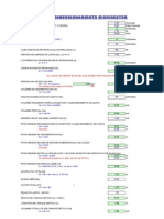 Dimensionamiento Biodigestor