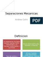 Separaciones Mecanicas