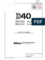 Nikon d40 Repair Manual