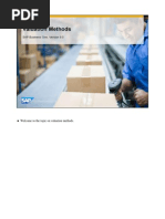 SAP Valuation Methods