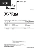 Pioneer A-109 SM