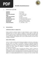 Informe Psicopedagogico