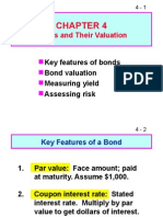 Bonds and Their Valuation: Key Features of Bonds Bond Valuation Measuring Yield Assessing Risk