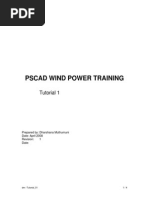 PSCAPSCAD Wind Power Training