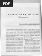 Carpentier en La Revista Orígenes (Sobre El Intercambio Epistolar Del Escritor Con Los Directores de La Revista)