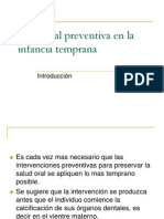 11s - Salud Oral Preventiva en La Infancia Temprana