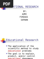 Types of Educational Research