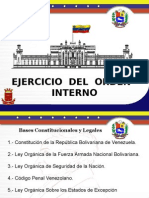 Ejercicios de Orden Interno