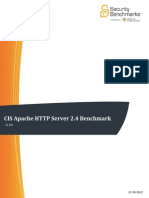 CIS Apache HTTP Server 2.4 Benchmark v1.0.0