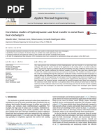 Correlation Studies of Hydrodynamics and Heat Transfer in Metal Foam