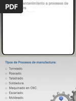 Tipos de Mantenimiento A Procesos de Manufactura