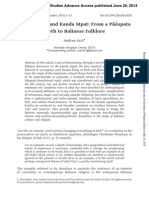 The Journal of Hindu Studies Volume Issue 2014 (Doi 10.1093/jhs/hiu020) Acri, A. - PancakuÂ Ika and Kanda Mpat - From A PÂ Â Upata Myth To Balinese Folklore