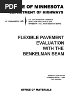 Flexible Pavement Evaluation With The Benkelman Beam