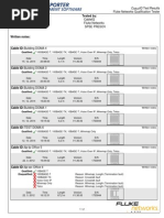 Test Results Fluke Networks Qualification Tester Cableiq Fluke Networks Spse Presov