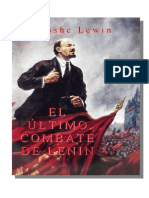 Lewin Moshe - El Ultimo Combate de Lenin PDF