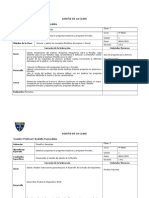 Diseño Planificación Diaria Filosofía y Psicología 3° Medio