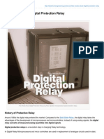 Few Words About Digital Protection Relay