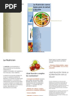 Triptico Nutricion