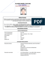 CV Paulino Saldaña Marín