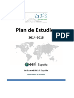 Plan de Estudios Master Gis 20