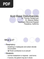 Acid Base Disturbances