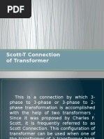 Scott-T Connection of Transformer Power Point - Edited