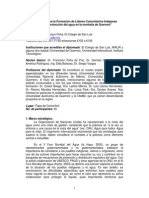 Diplomadio de Lideres Comunitarios, Usos y Proteccion Del Agua