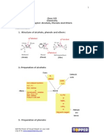 Xii Chem ch11 Alcoholsphenolsandethers Chapternotes PDF